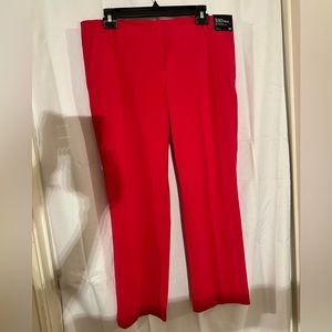 New York and company red pants size 12